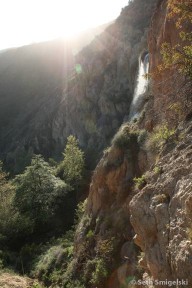 Escondido Falls at Sunset